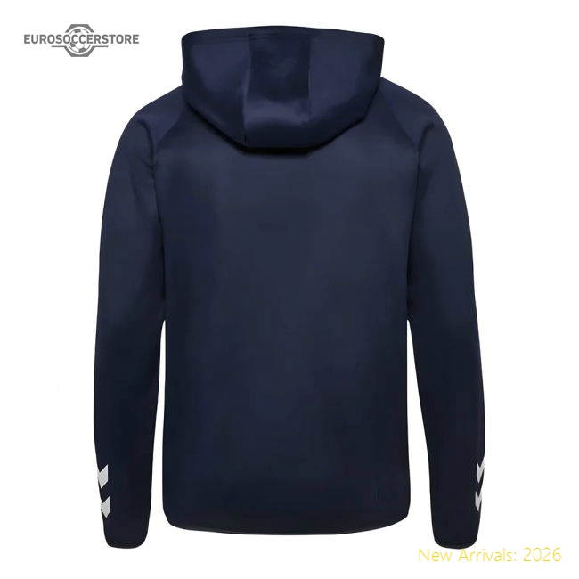 2024-2025 Denmark Travel Hoodie (Marine)-Vantage Point Soccer