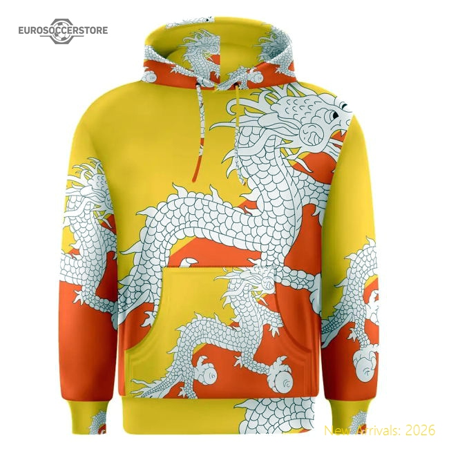 Bhutan Sublimated Flag Hoody-Vantage Point Soccer