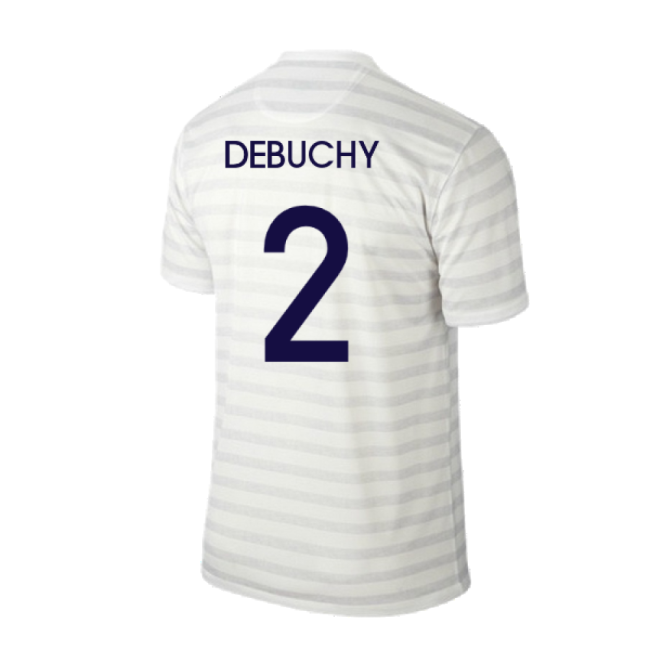 France 2014-15 Away Shirt ((Excellent) M) (Debuchy 2)-Vantage Point Soccer