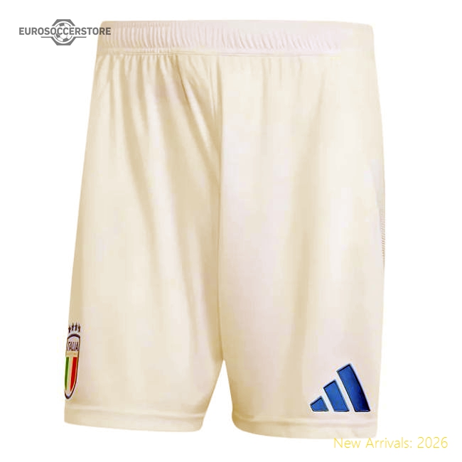 2024-2025 Italy Home Shorts (White)-Vantage Point Soccer