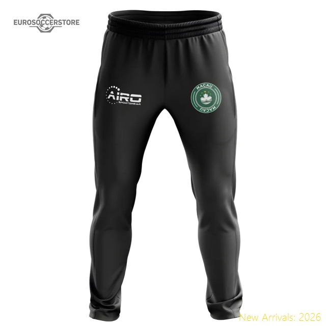Macau Concept Football Training Pants (Black)-Vantage Point Soccer