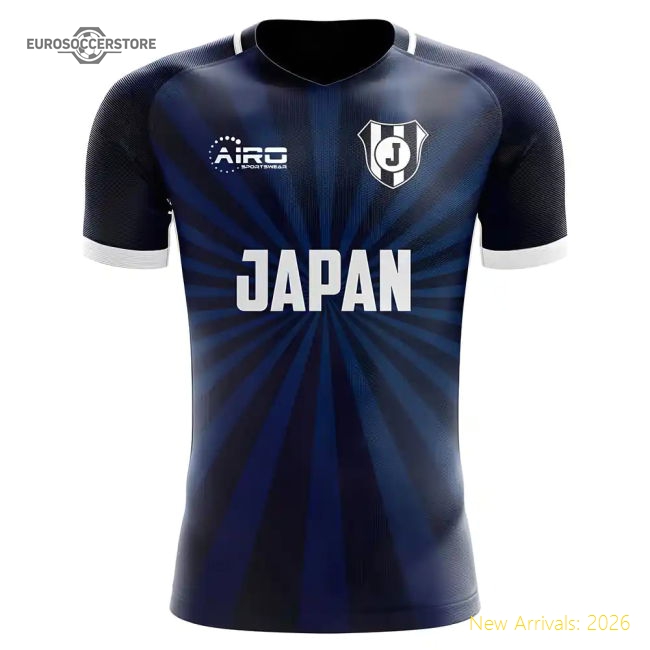 2025-2026 Japan Concept Training Shirt (Navy)-Vantage Point Soccer
