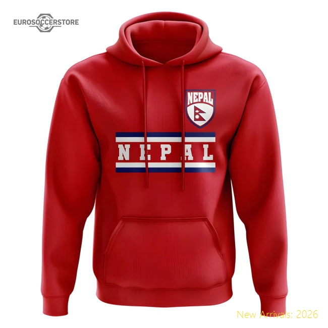 Nepal Core Football Country Hoody (Red)-Vantage Point Soccer
