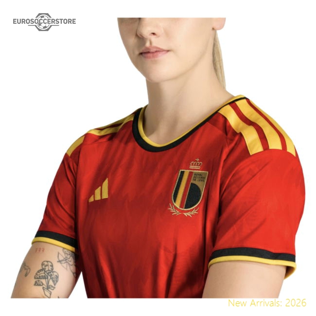 2026-2027 Belgium Home Shirt (Womens)-Vantage Point Soccer