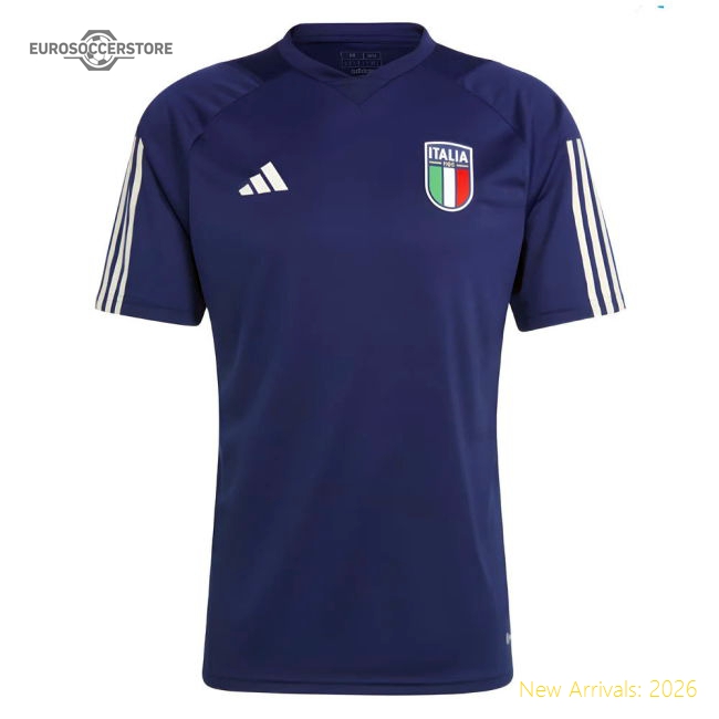 2023-2024 Italy Training Jersey (Dark Blue)-Vantage Point Soccer