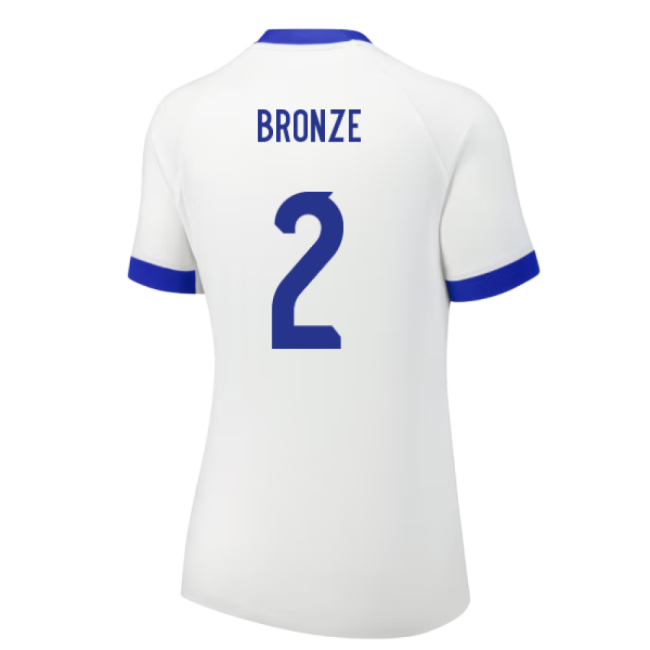 2025 England Womens Team Home Shirt (Ladies) (BRONZE 2)-Vantage Point Soccer