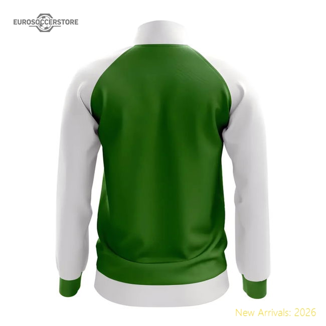 Saudi Arabia Concept Football Track Jacket (Green)-The Soccer Shirt Hub