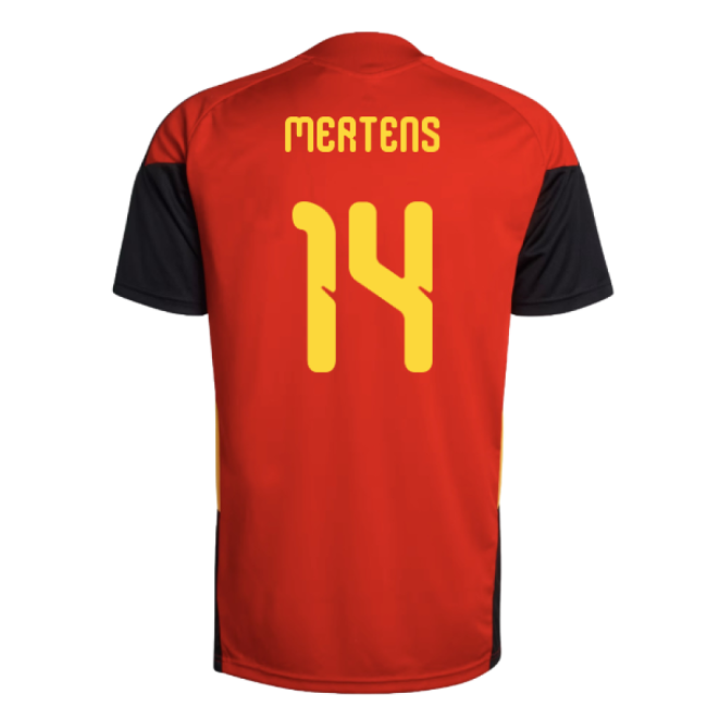 2026-2027 Belgium Training Jersey (Red) (Mertens 14)-Vantage Point Soccer