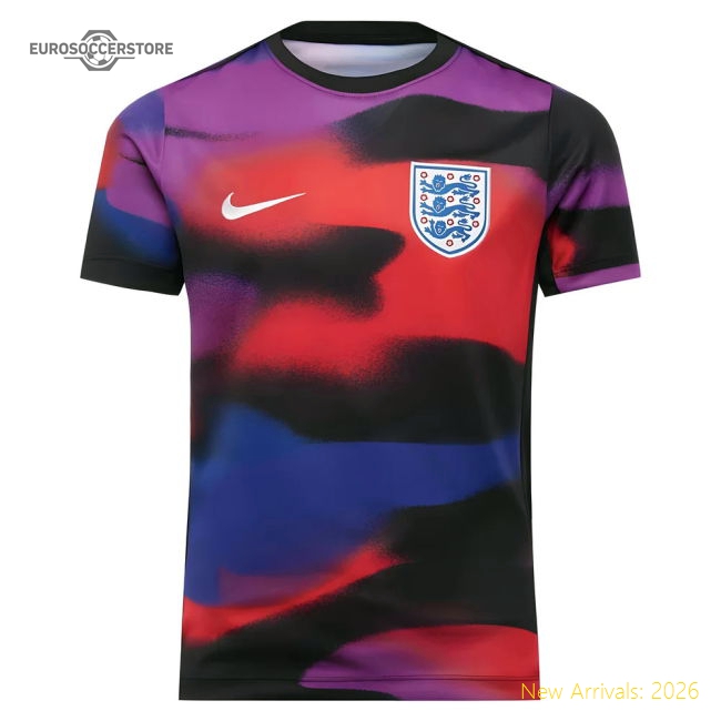 2025-2026 England WEC Academy Pro Pre Match Shirt (Kids)-Vantage Point Soccer