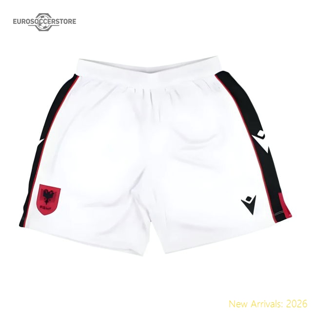 2024-2025 Albania Away Shorts (White)-Vantage Point Soccer