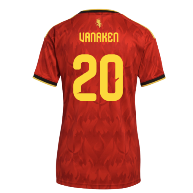 2026-2027 Belgium Home Shirt (Womens) (Vanaken 20)-Vantage Point Soccer