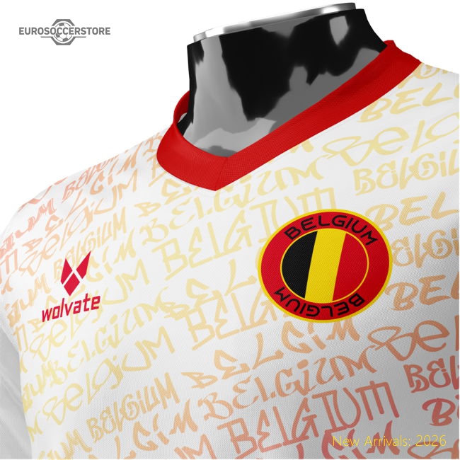 Belgium Heritage Football Jersey (Wolvate) Adult Short Sleeve-Vantage Point Soccer