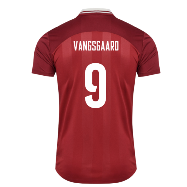 2025-2026 Denmark Womens Team Home Shirt (Ladies) (Vangsgaard 9)-Vantage Point Soccer