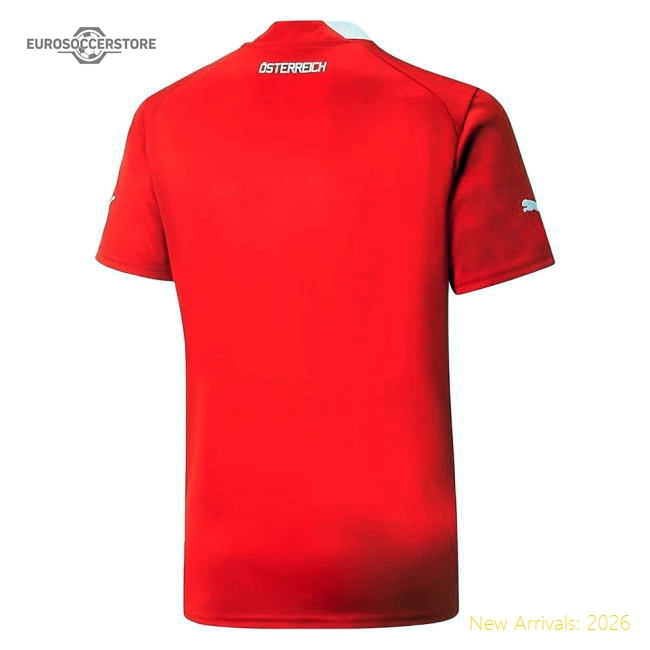 2022-2023 Austria Home Shirt (Kids)-Vantage Point Soccer