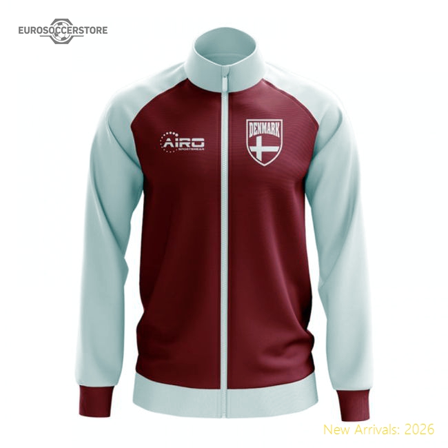 Denmark Concept Football Track Jacket (Red)-Vantage Point Soccer