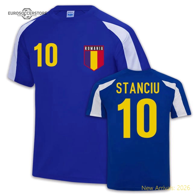 Romania Sports Training Jersey (Nicolae Stanciu)-Vantage Point Soccer