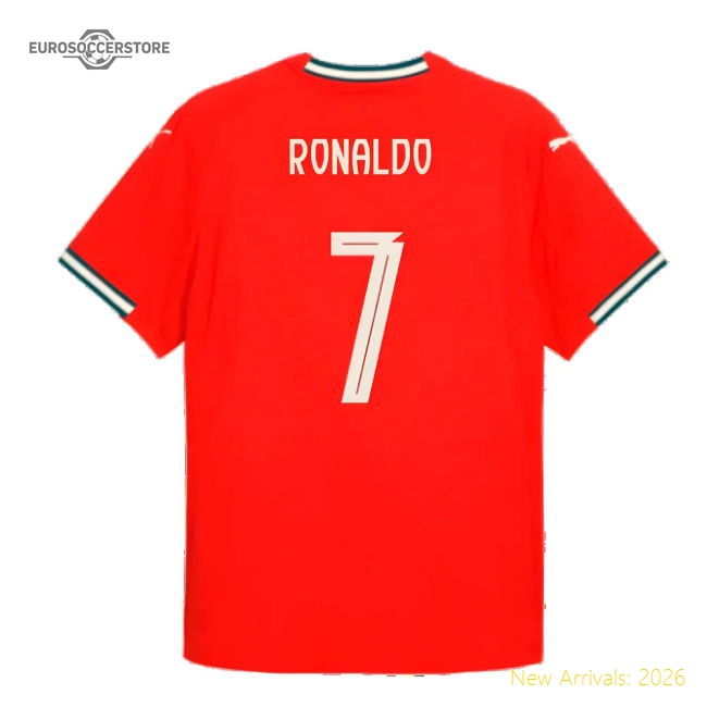 2025-2026 Portugal Home Shirt (Ronaldo 7)-Vantage Point Soccer