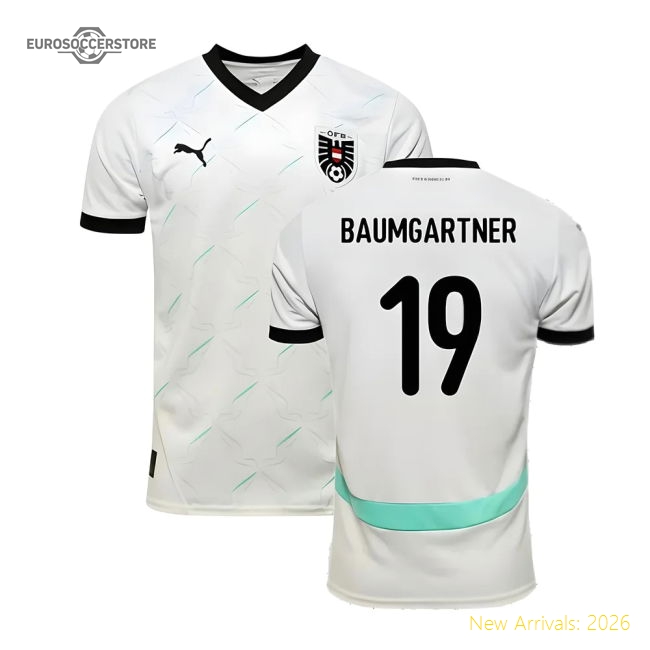 2024-2025 Austria Away Shirt (Baumgartner 19)-Vantage Point Soccer