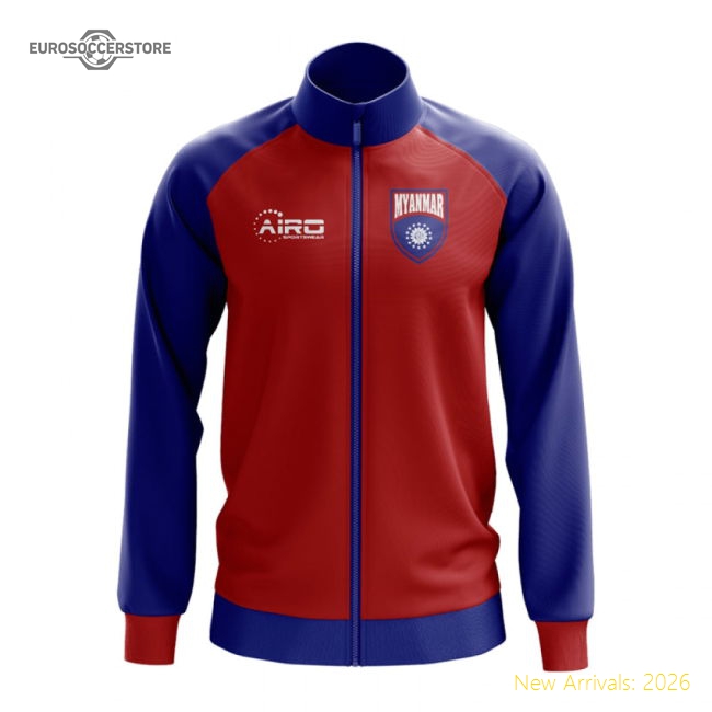 Myanmar Concept Football Track Jacket (Red)-Vantage Point Soccer