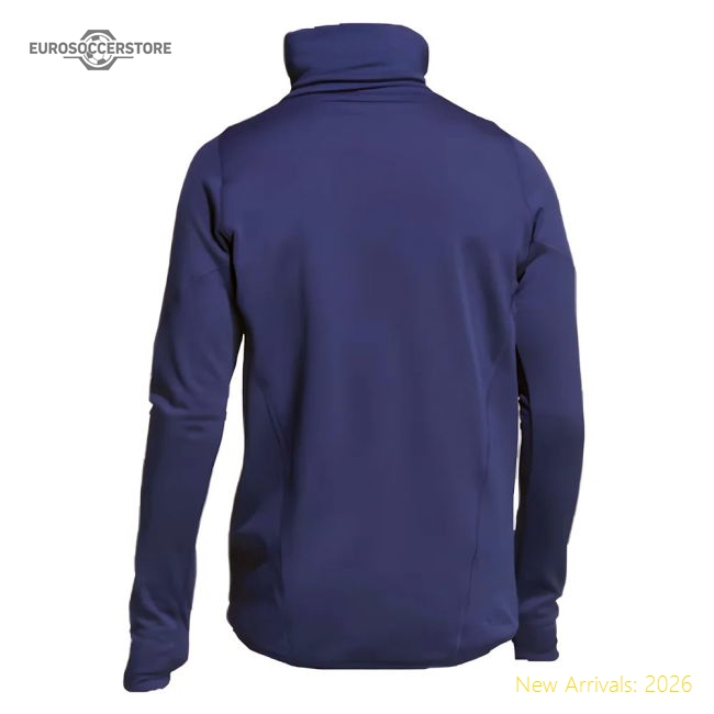 2023-2024 Italy Pro Tiro Warm Top (Dark Blue)-Vantage Point Soccer