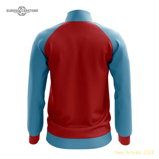 Mongolia Concept Football Track Jacket (Red)-Vantage Point Soccer