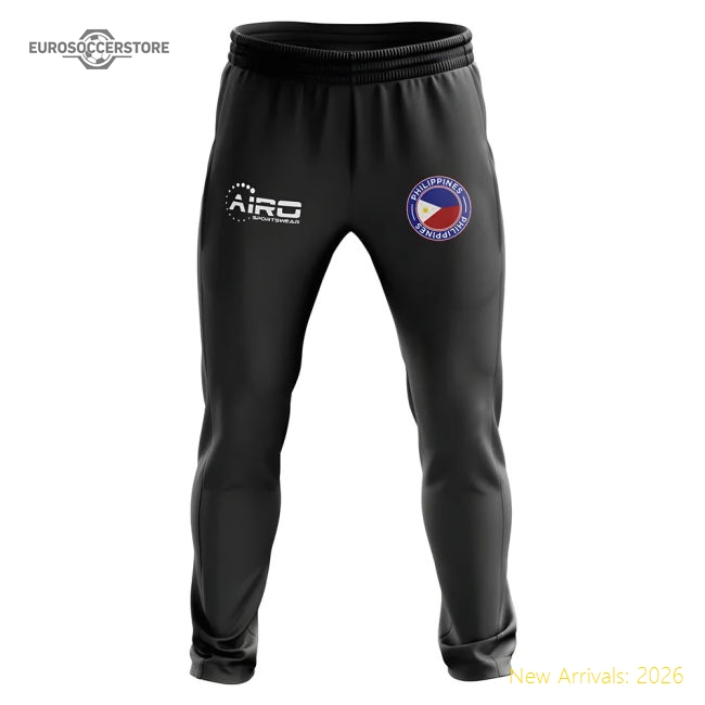 Philippines Concept Football Training Pants (Black)-Vantage Point Soccer