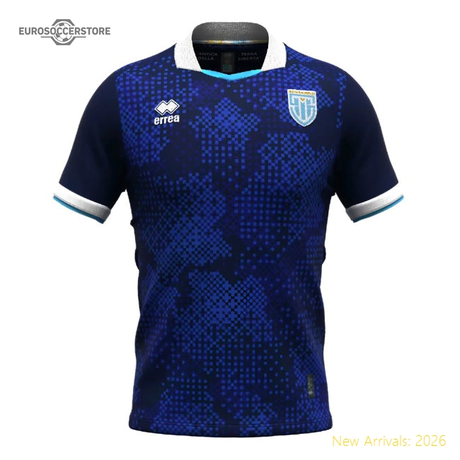2024-2025 San Marino Away Shirt (Your Name)-Vantage Point Soccer