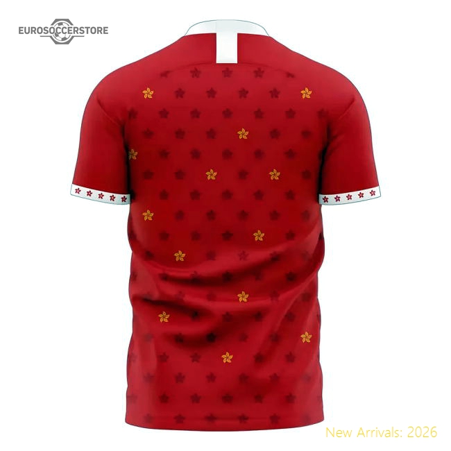 Hong Kong 2025-2026 Home Concept Football Kit (Libero) - Womens-Vantage Point Soccer