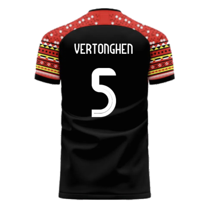 Belgium 2024-2025 Away Concept Football Kit (Libero) (7-8y) (BNWT) (Vertonghen 5)-Vantage Point Soccer