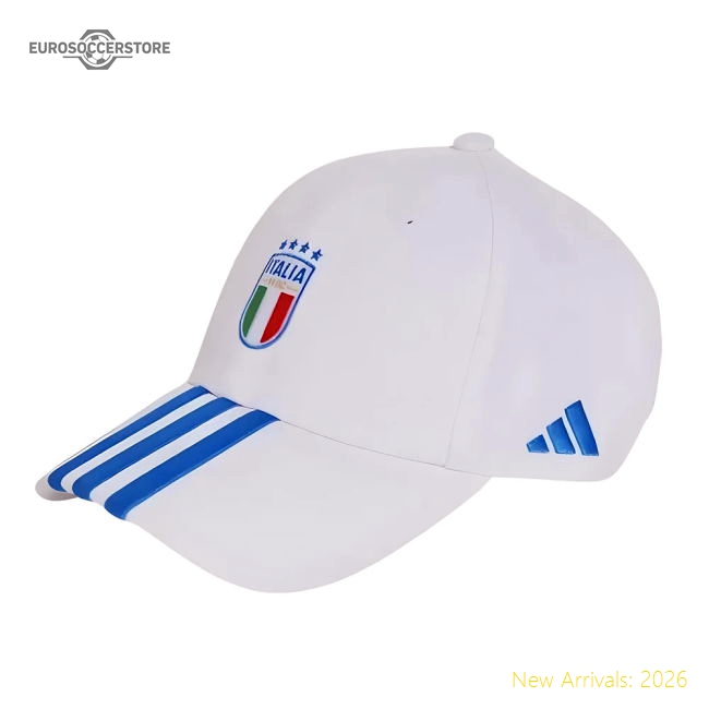 2024-2025 Italy FIGC Cap (White)-Vantage Point Soccer