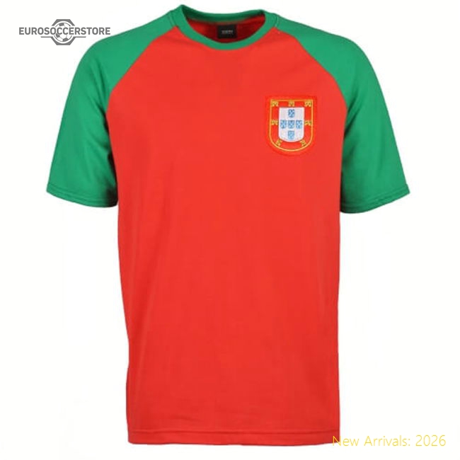 Portugal Raglan Sleeve Red/Green T-Shirt-Vantage Point Soccer