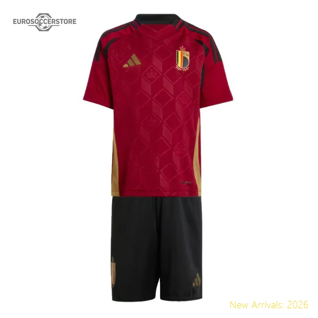 2024-2025 Belgium Home Mini Kit (Your Name)-Vantage Point Soccer