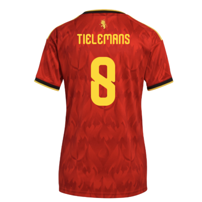 2026-2027 Belgium Home Shirt (Womens) (Tielemans 8)-Vantage Point Soccer