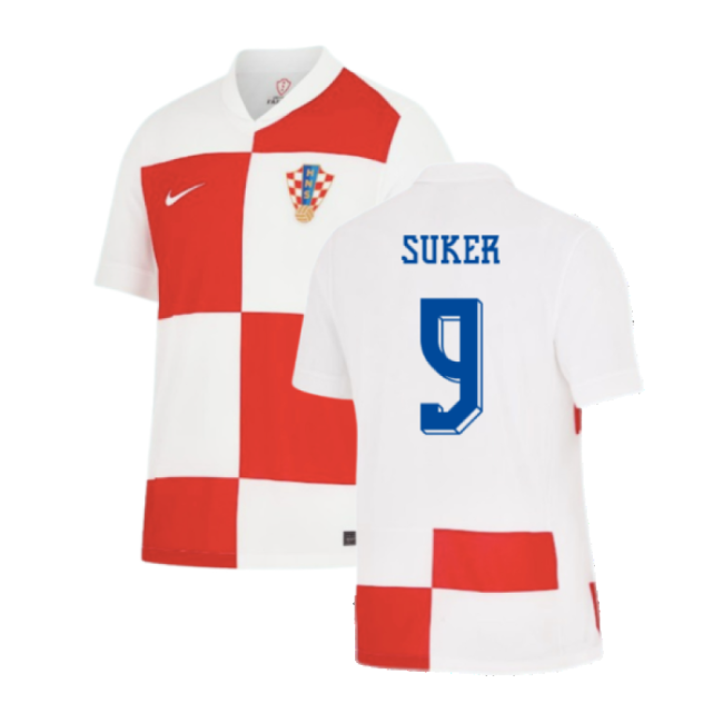 2024-2025 Croatia Home Shirt (Suker 9)-Vantage Point Soccer