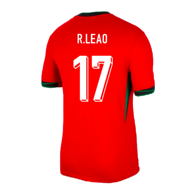 2024-2025 Portugal Home Shirt (R.Leao 17)-Vantage Point Soccer