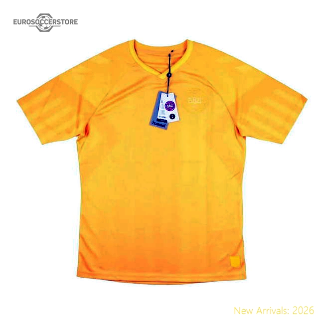 2022-2023 Denmark Away Goalkeeper Jersey (Yellow)-Vantage Point Soccer