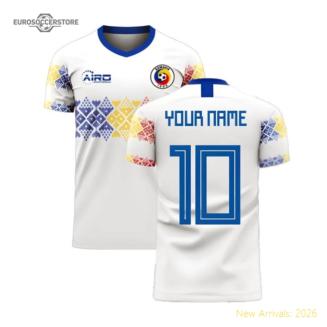 Romania 2025-2026 Away Concept Football Kit (Libero) (Your Name)-Vantage Point Soccer