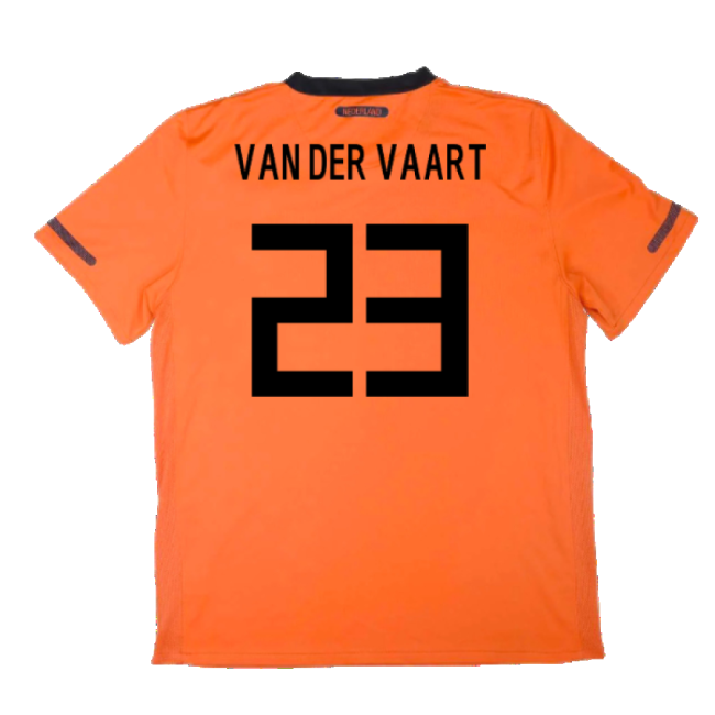Holland 2010-11 Home Shirt ((Excellent) S) (Van Der Vaart 23)-Football Jersey Hub