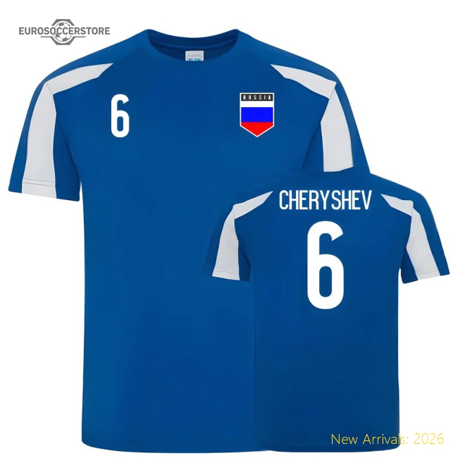 Russia Sports Training Jersey (Cheryshev 6)-Vantage Point Soccer