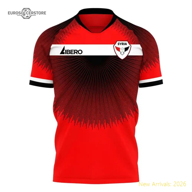 Syria 2025-2026 Home Concept Football Kit (Libero)-The Soccer Shirt Hub