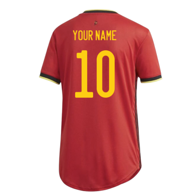 2020-2021 Belgium Home Shirt (Womens) (Your Name)-Vantage Point Soccer