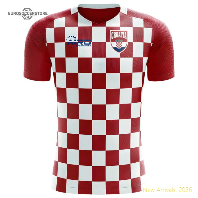 2025-2026 Croatia Flag Concept Football Shirt - Womens-Vantage Point Soccer