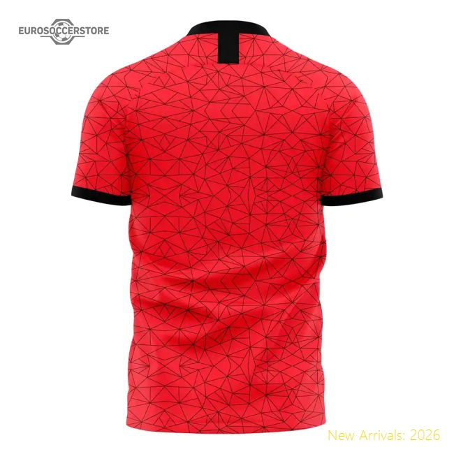 Albania 2025-2026 Home Concept Football Kit (Libero) - Baby-Vantage Point Soccer