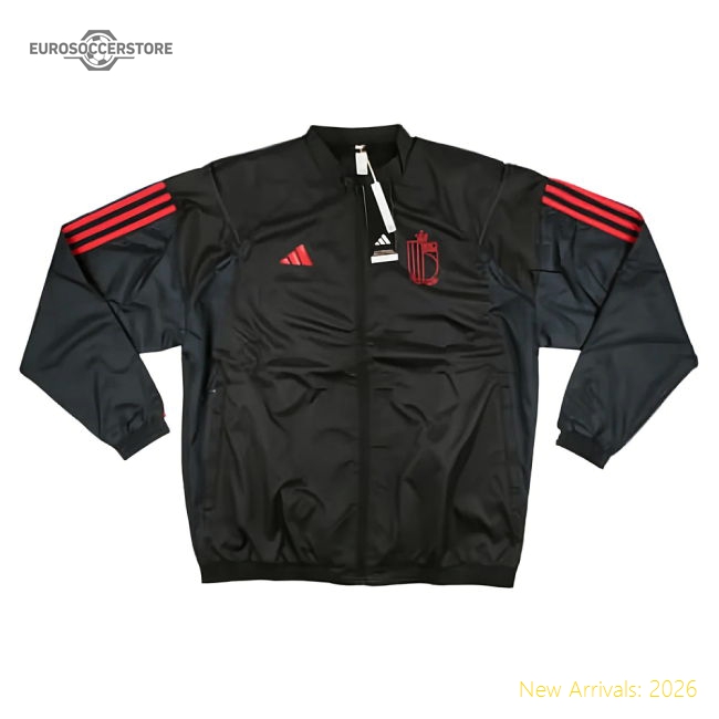 2023-2024 Belgium Presentation Jacket (Black) - Ladies-Vantage Point Soccer