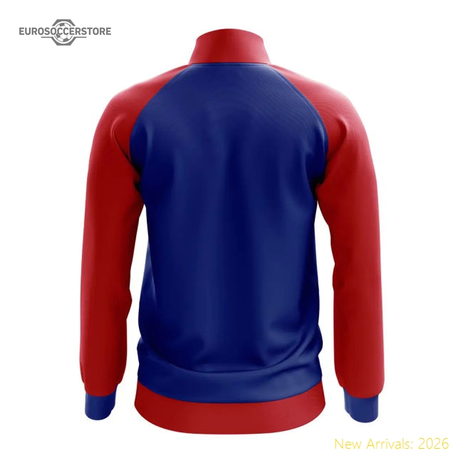 North Korea Concept Football Track Jacket (Blue)-Vantage Point Soccer