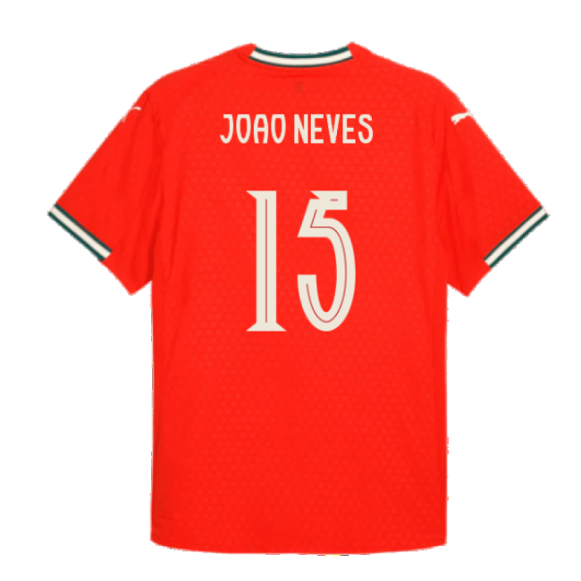 2025-2026 Portugal Home Shirt (Joao Neves 15)-Vantage Point Soccer