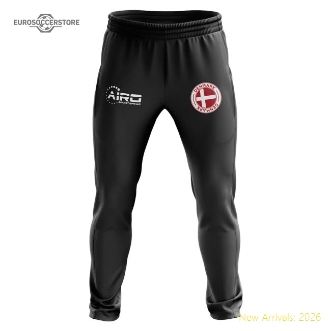 Denmark Concept Football Training Pants (Black)-Vantage Point Soccer