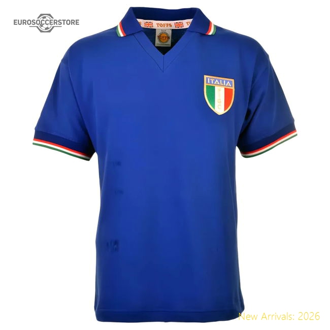 Italy 1982 World Cup Winners Rossi 20 Retro Football Shirt-Vantage Point Soccer