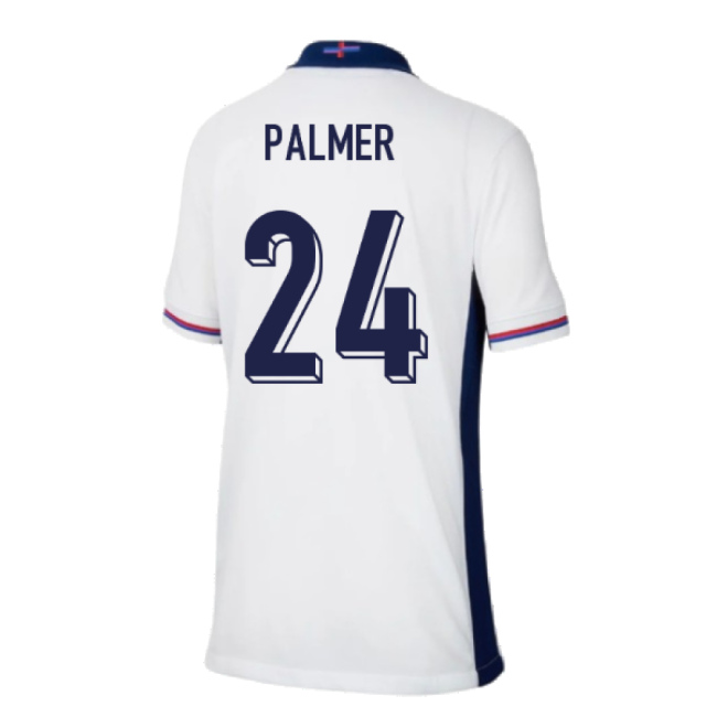 2024-2025 England Home Shirt (Kids) (Palmer 24)-Vantage Point Soccer