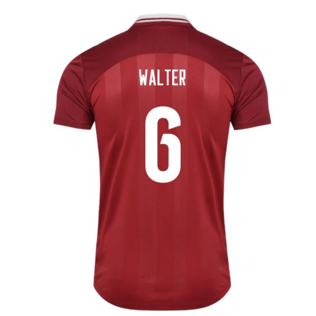 2025-2026 Denmark Womens Team Home Shirt (Ladies) (Walter 6)-Vantage Point Soccer